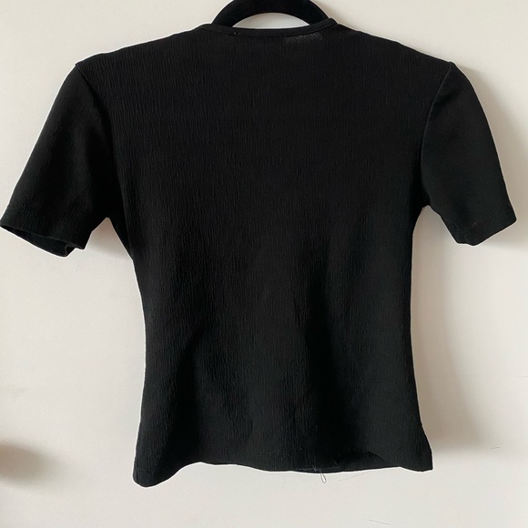 Zara XS Black Blouse - Picture 2 of 2